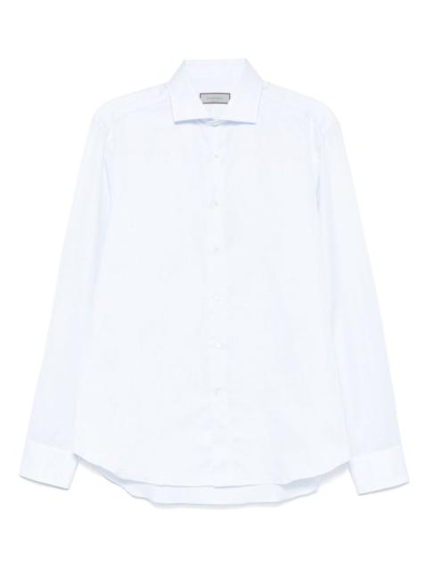 Canali cutaway-collar shirt