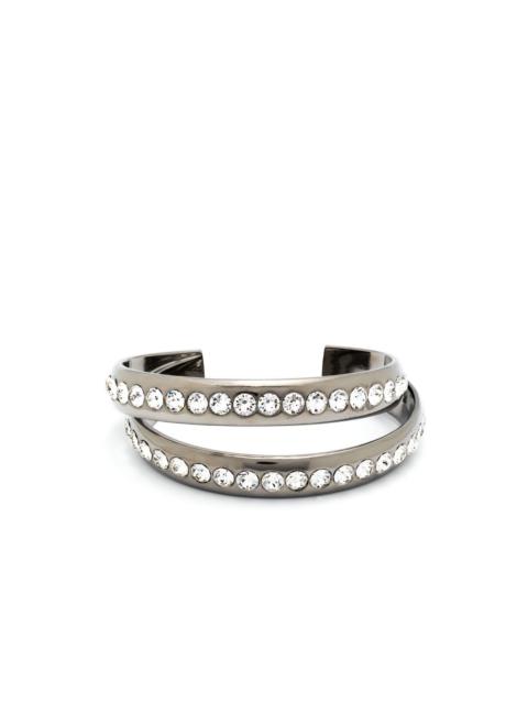 Jahleel crystal-embellished cuff bracelet