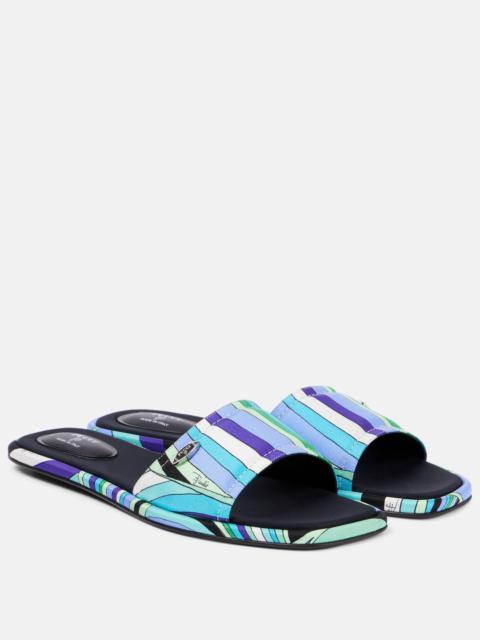 PUCCI Iride twill thong sandals