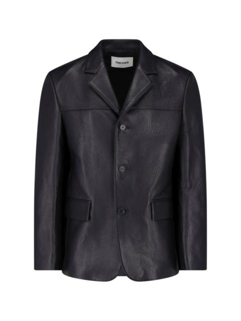 Tonywack LAMBSKIN BUTTON JACKET