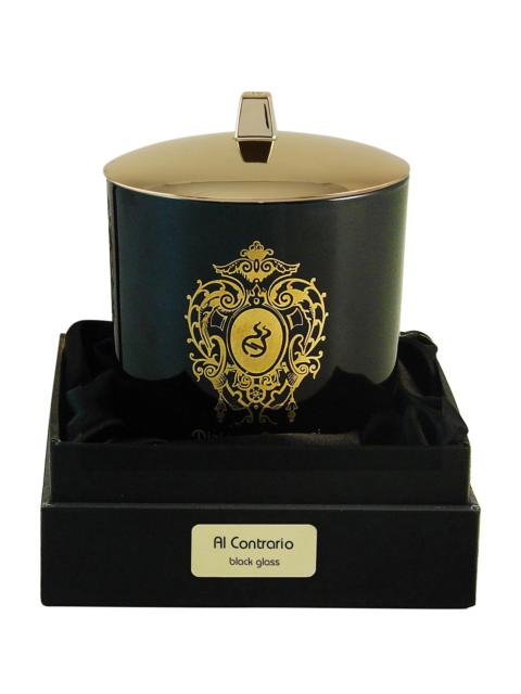 Tiziana Terenzi Al Contrario Scented candle with lid and wooden wick