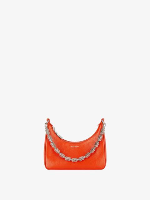 Givenchy MINI MOON CUT OUT BAG IN LEATHER AND CHAIN