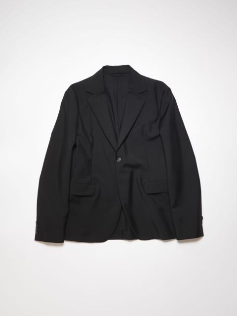 Regular fit suit jacket - Black