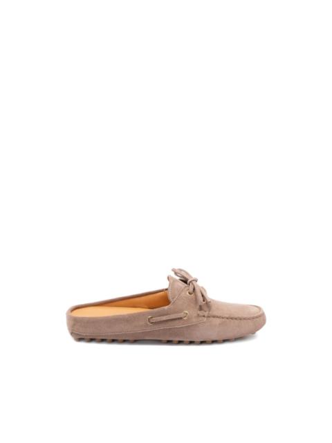 Tod's Glove Gommino lace-up mules