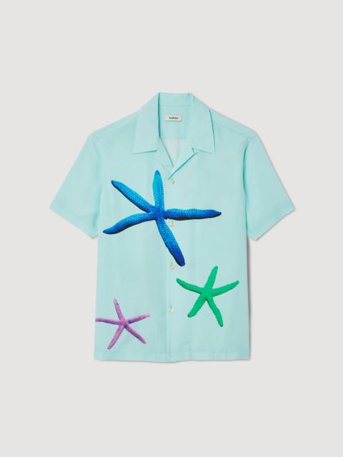 Sandro Starfish printed shirt
