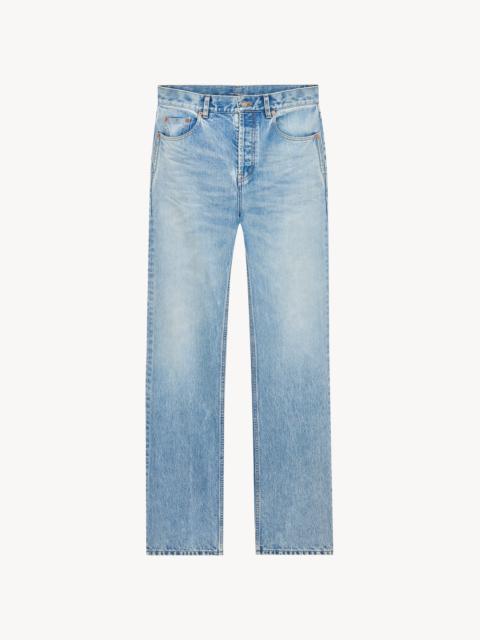 SAINT LAURENT BAGGY MID RISE JEANS