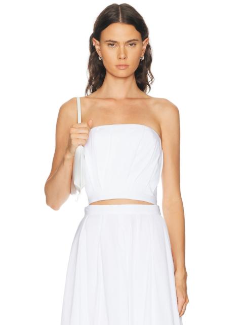 TWP Pleated Bustier Top