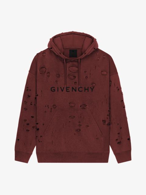 Givenchy best sale ripped hoodie