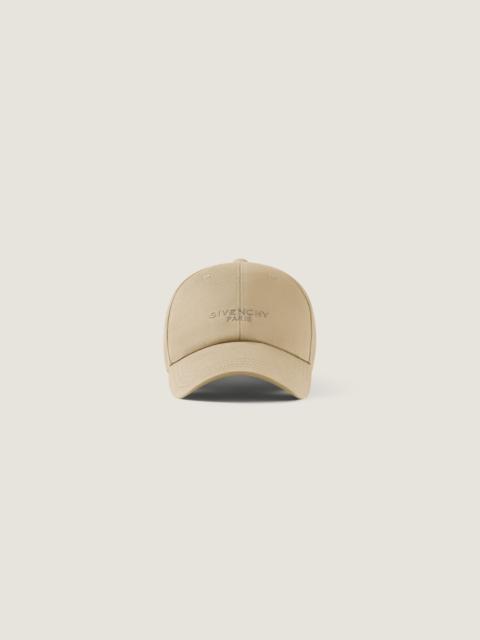 GIVENCHY PARIS EMBROIDERED CAP IN COTTON