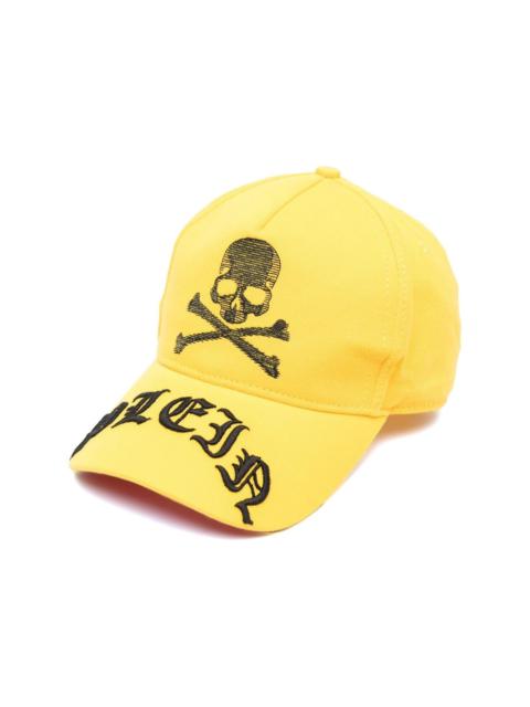 skull-print detail baseball cap