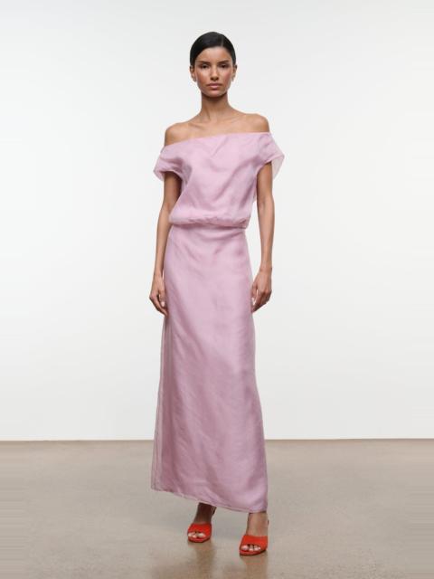 STAUD STAUD LARISSA DRESS DUSTY PINK