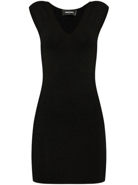 DSQUARED2 logo-plaque mini dress