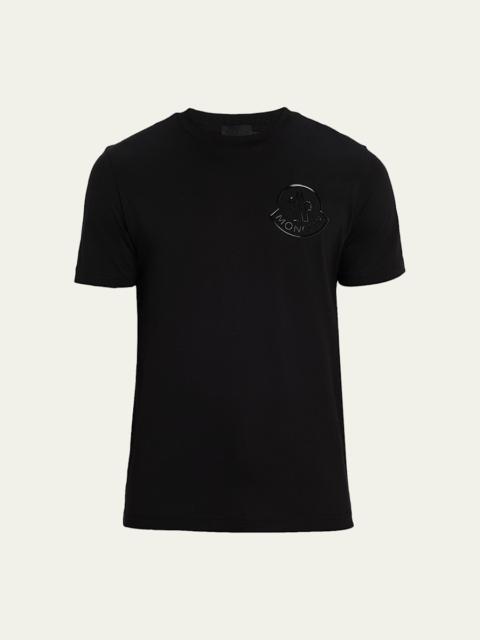 Moncler Men's Glossy Logo Crewneck T-Shirt