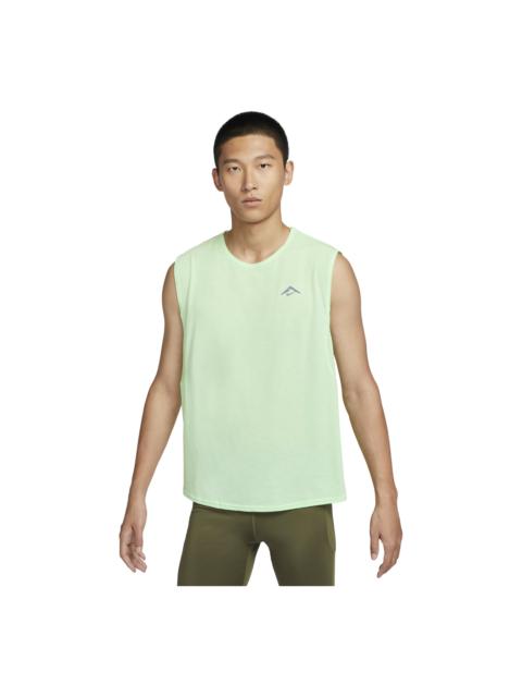Nike Nike Dri-FIT Solar Chase Sleeveless T-Shirt 'Green' FN3310-376