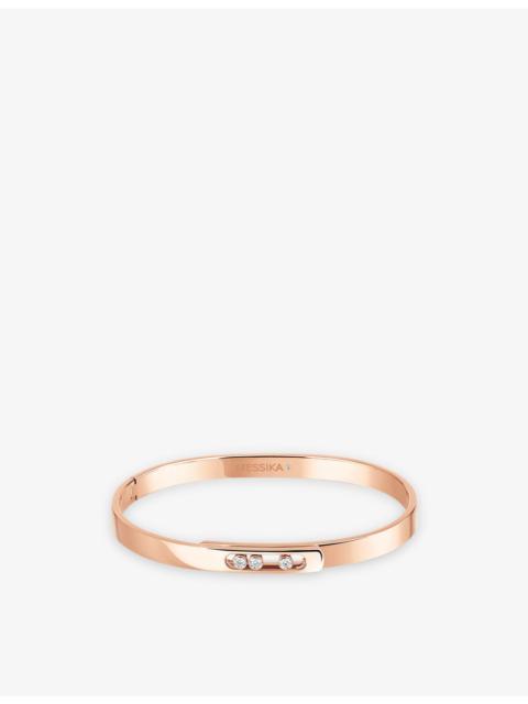 MESSIKA Move Noa 18ct rose-gold and 0.11ct diamond bangle