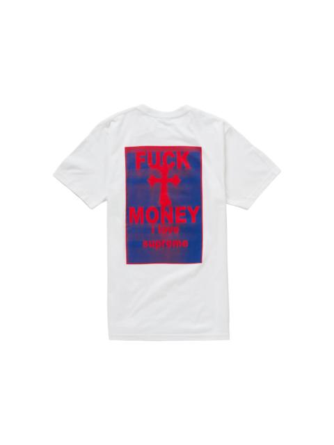 Supreme Fuck Money Tee White