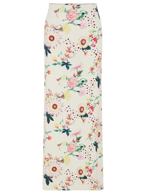rabanne Floral Maxi Skirt