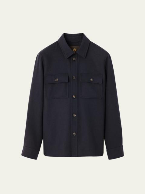Loro Piana Men's Jim Cashmere Overshirt