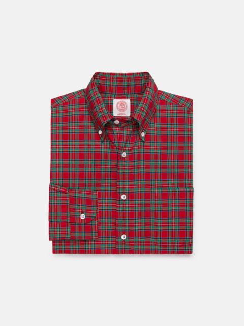 J. PRESS MADE-IN-USA ROYAL STEWART TARTAN SPORT SHIRT - CLASSIC FIT