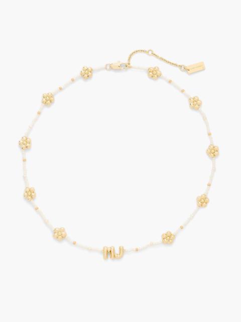 THE BEADED MJ BALLOON NECKLACE