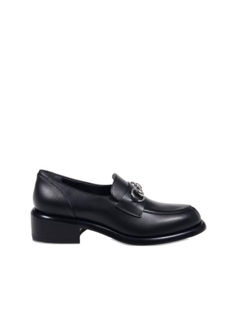 GUCCI Horsebit heeled loafers
