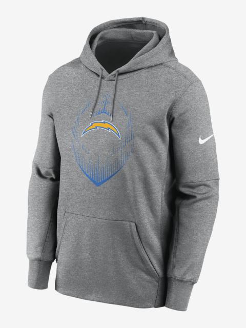 Los Angeles Chargers Icon Men’s Nike Therma NFL Pullover Hoodie