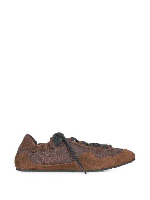 CECILIE BAHNSEN Cecilie Bahnsen Blaise Floral-embroidered Sneakers
