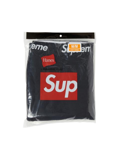 Supreme Supreme x Hanes Thermal Pant (1 Pack) 'Black'