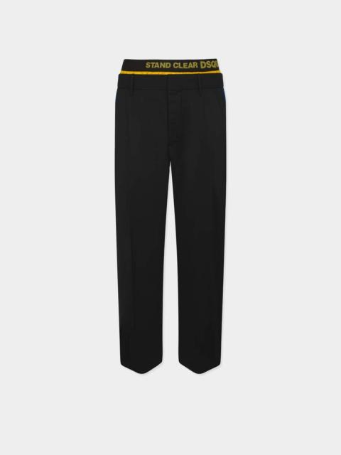 DSQUARED2 TROPICAL WOOL D2 JETSKI SNATCH PANT