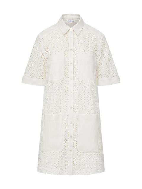 RAFAELA COTTON EYELET SHIRTDRESS