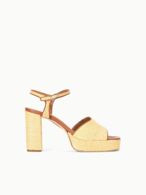STAUD STAUD JODIE PLATFORM HEEL NATURAL