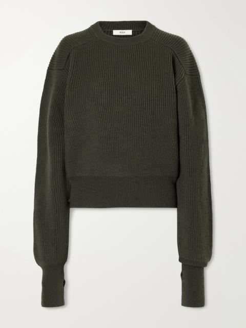 RIER Ribbed Virgin Wool Sweater