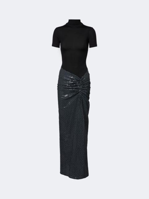 CHRISTOPHER ESBER Opaline ruched sequined gown