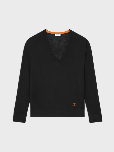 CELINE v-neck sweater IN cashmere