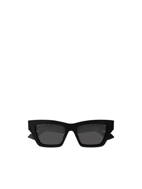 GUCCI Double G square-frame sunglasses