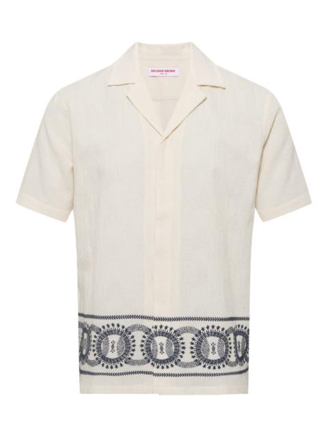 ORLEBAR BROWN Maitan embroidered shirt