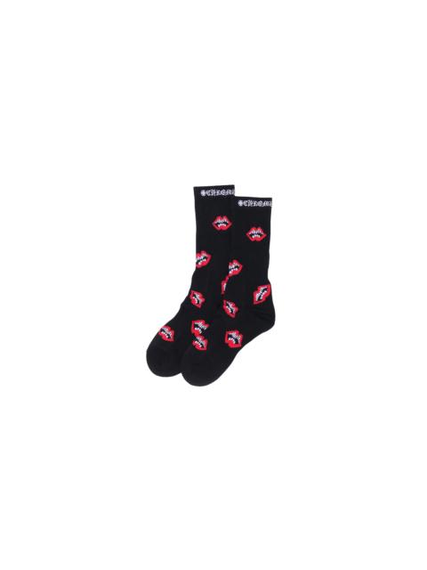 Chrome Hearts Chomper Socks (1 Set) "Matty Boy - Black" CHRM0598