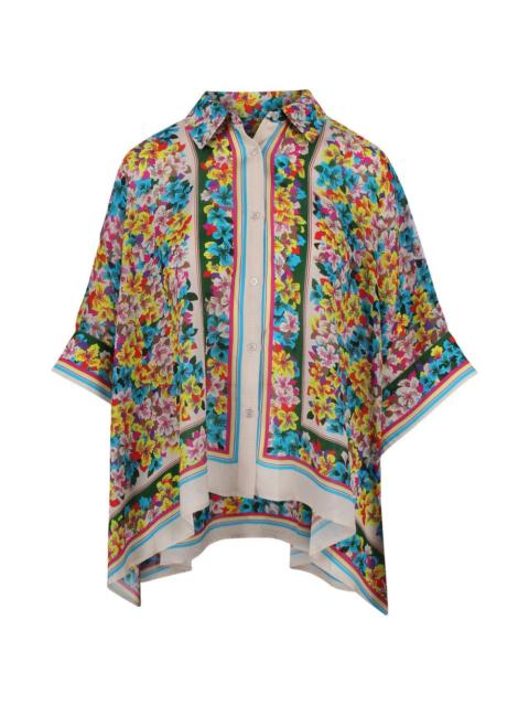ESSENTIEL ANTWERP floral print shirt