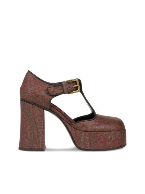 Etro 105mm paisley-print platform pumps