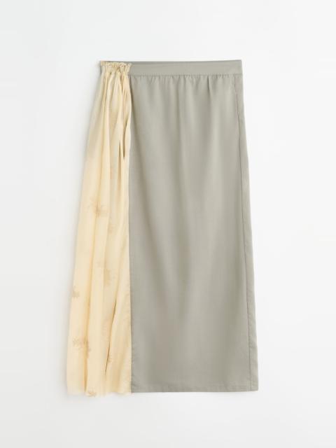Our Legacy Beach Skirt Willow Grey Softflow Tencel