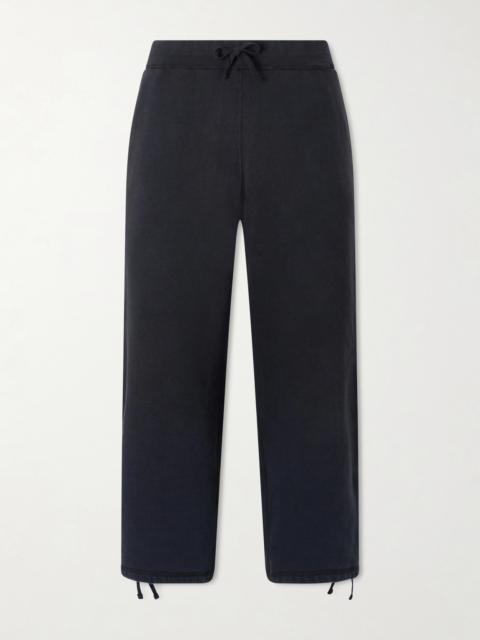 A.PRESSE Vintage Straight-Leg Cotton Sweatpants