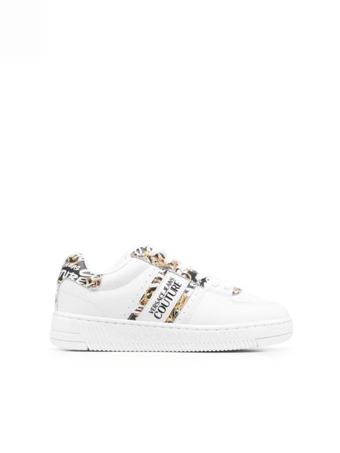 VERSACE JEANS COUTURE lo-top printed sneakers