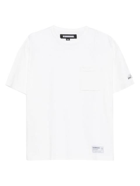 NEIGHBORHOOD logo-patch T-shirt