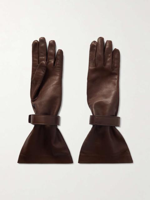 SAINT LAURENT Leather gloves