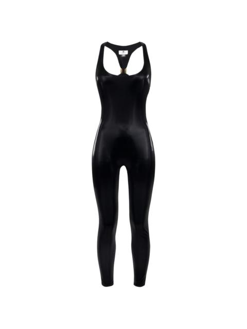 ELISABETTA FRANCHI vinyl jumpsuit
