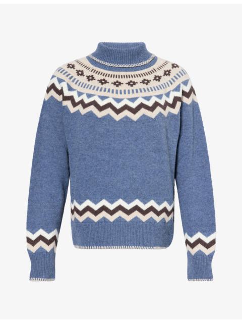 SIEDRÉS Celeste Patterned Knitted Jumper