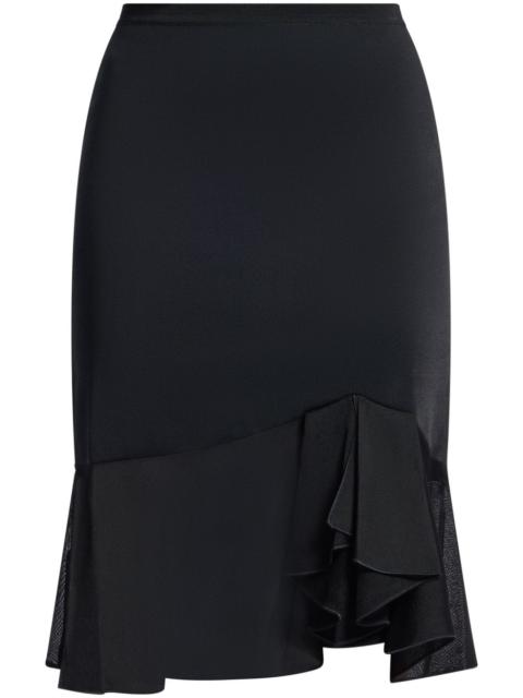 TOM FORD ruffled pencil midi skirt