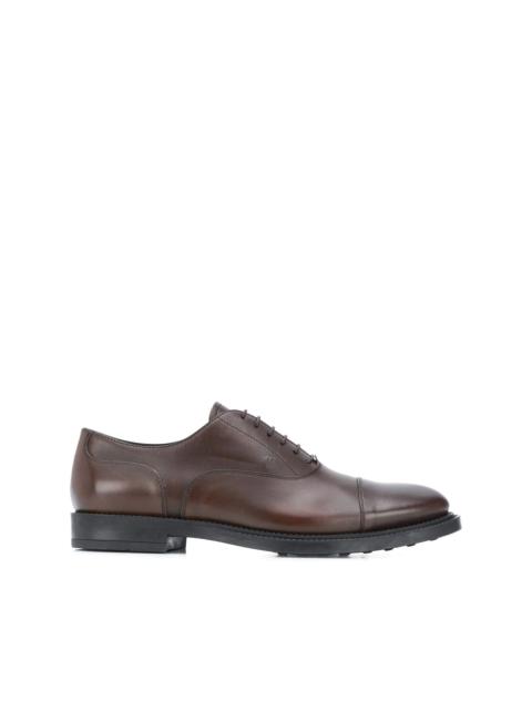 Tod's embossed logo lace-up Derby shoes