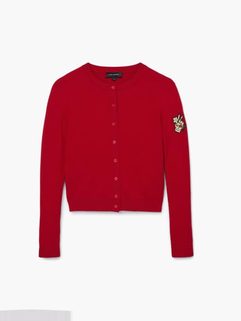 Marc Jacobs TATTOO PATCH CARDIGAN