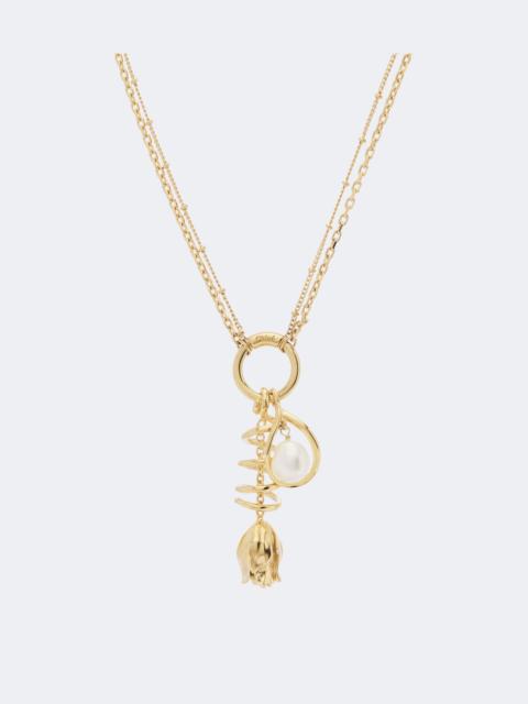 Chloé Chloé embellished pendant necklace